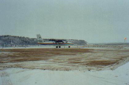 RCMP Airplane - Old Crow Airport